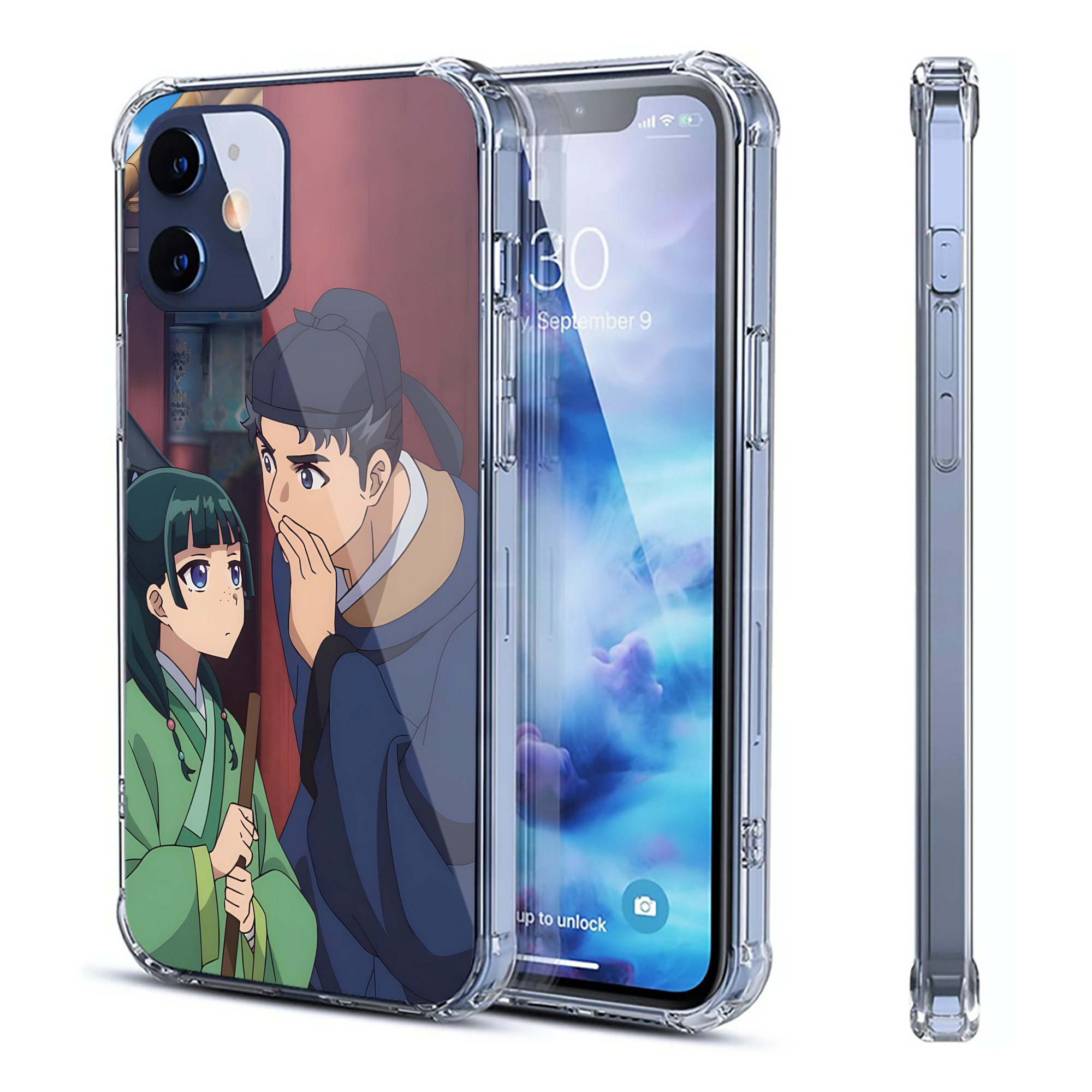 （画像用） 薬屋のひとりごと The Apothecary Diaries 【iPhone 12シリーズ対応】透明スマホケース（クリアソフトケース）